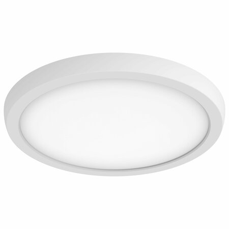 NUVO Blink Pro 13W 9 in. LED Fixture - CCT Selectable - Round Shape: White Finish - 120V 62/1720